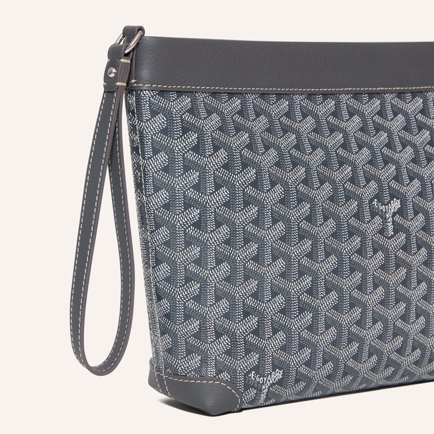 Goyard Conti Pouch Grey - Image 3